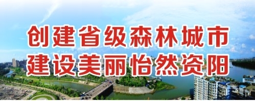 快点操我wwww创建省级森林城市 建设美丽怡然资阳